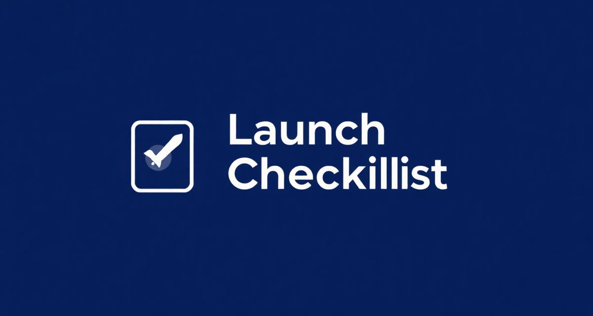 Free Startup Launch Checklist | MVP Launch Guide